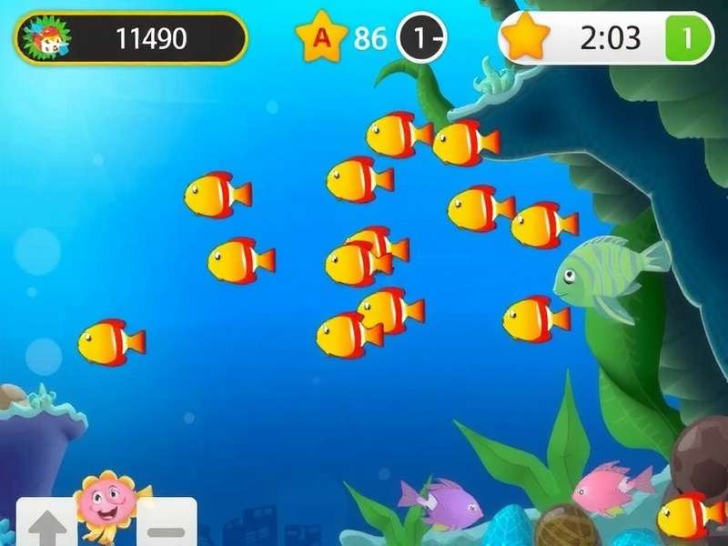 Tropical Fish Frenzy Gameplay Screenshot